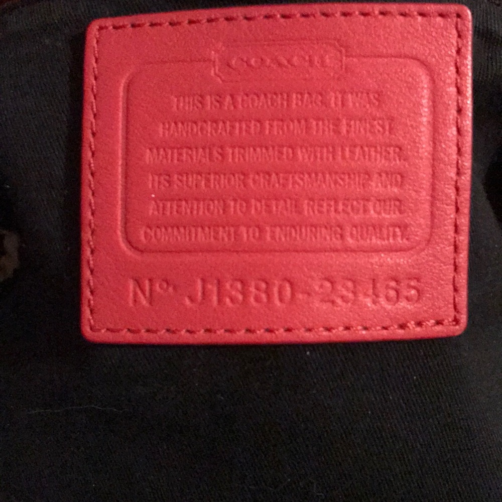 Coach black tote - Picture 3 of 4
